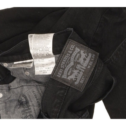 Levi's 511 Men Black Straight Slim Stretch Jeans W31 L34