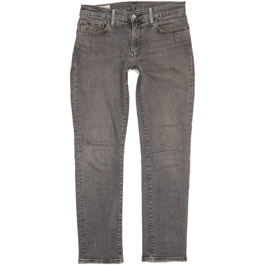 Levi's 511 Men Grey Straight Slim Stretch Jeans W31 L32