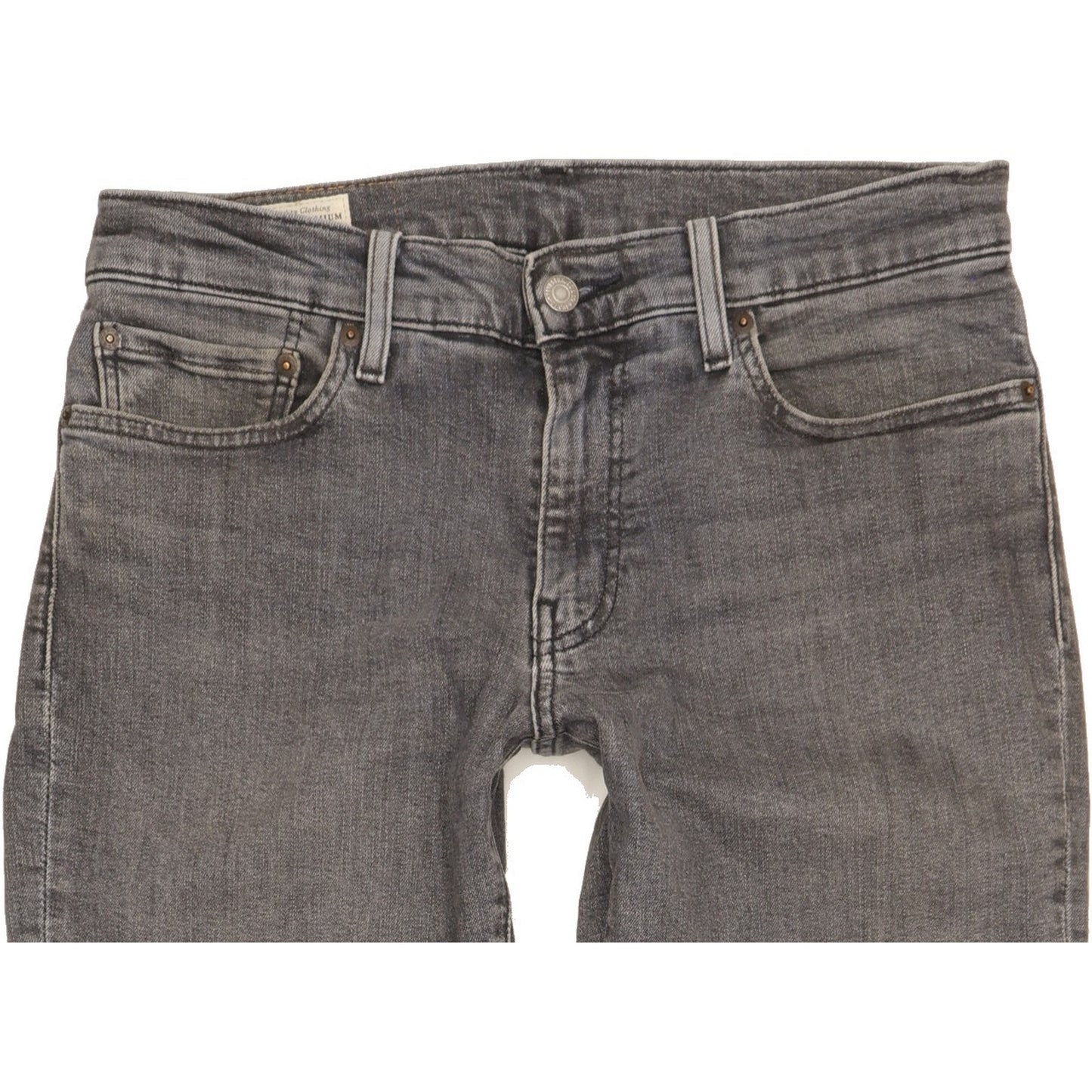 Levi's 511 Men Grey Straight Slim Stretch Jeans W31 L32