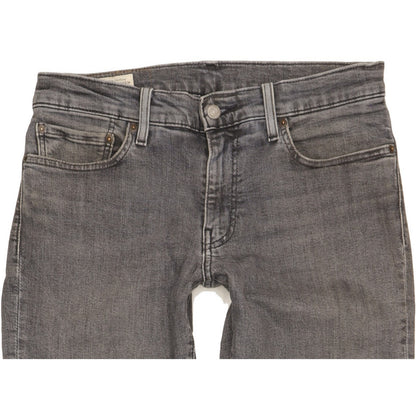 Levi's 511 Men Grey Straight Slim Stretch Jeans W31 L32
