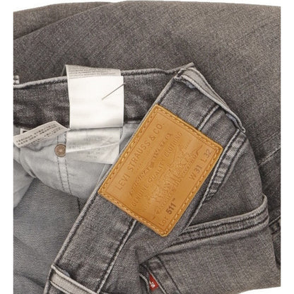 Levi's 511 Men Grey Straight Slim Stretch Jeans W31 L32