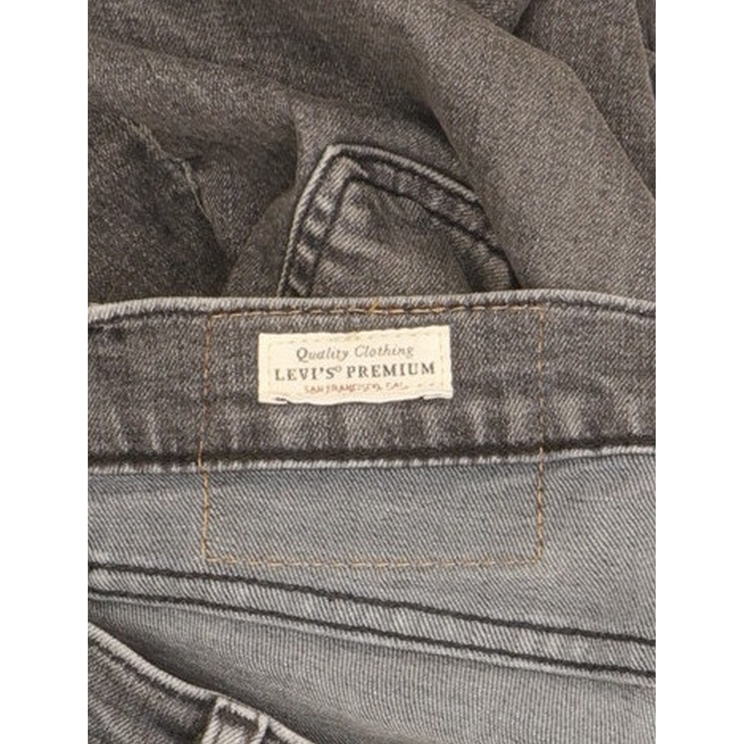 Levi's 511 Men Grey Straight Slim Stretch Jeans W31 L32