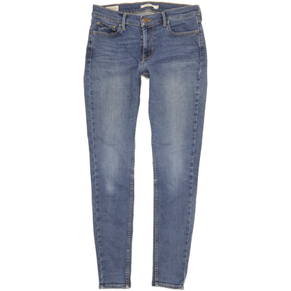 Levi's 710 Super Women Blue Skinny Slim Stretch Jeans W29 L30