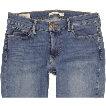 Levi's 710 Super Women Blue Skinny Slim Stretch Jeans W29 L30