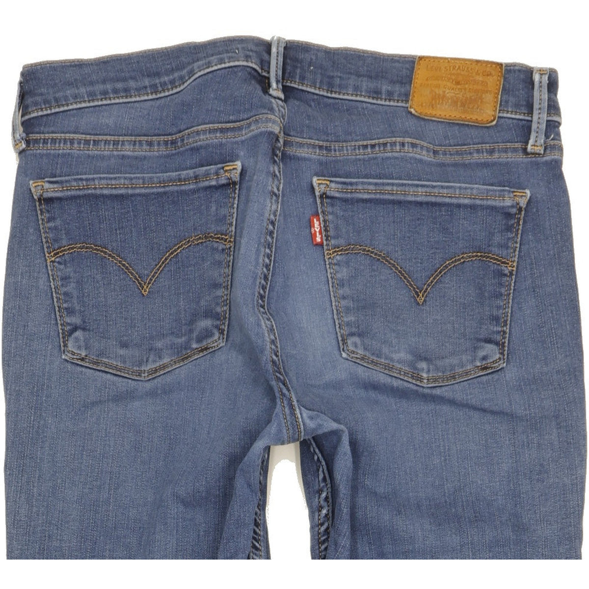 Levi's 710 Super Women Blue Skinny Slim Stretch Jeans W29 L30