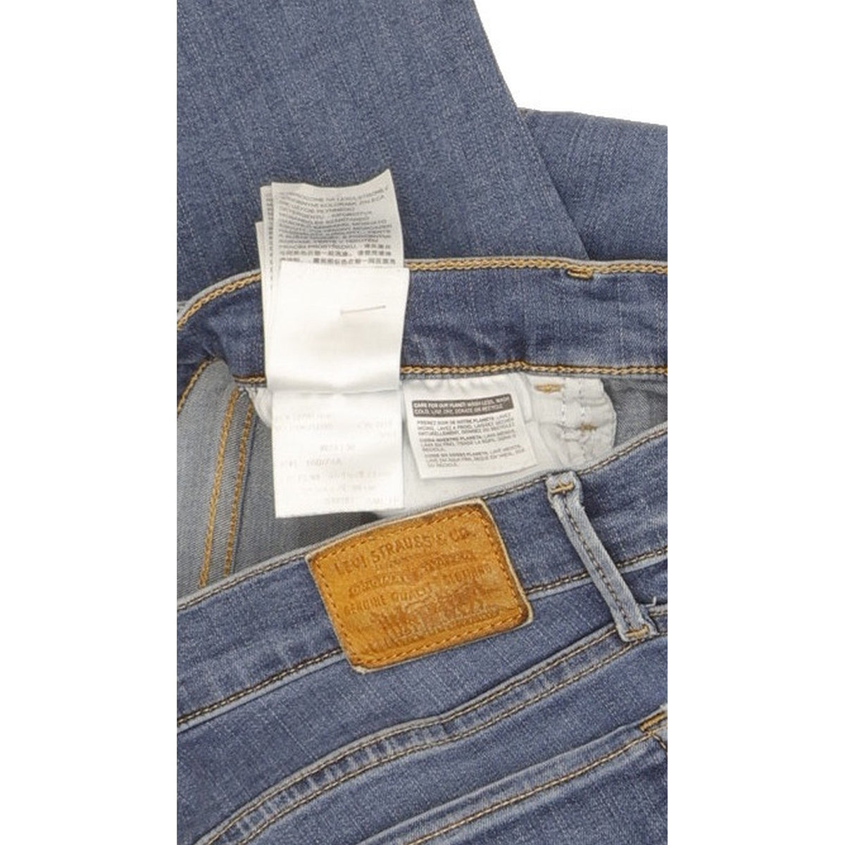 Levi's 710 Super Women Blue Skinny Slim Stretch Jeans W29 L30