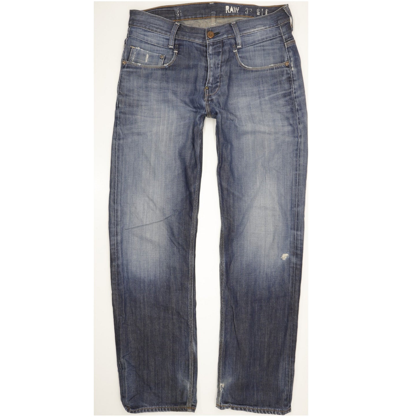G-Star New Radar Men Blue Straight Regular Jeans W33 L32