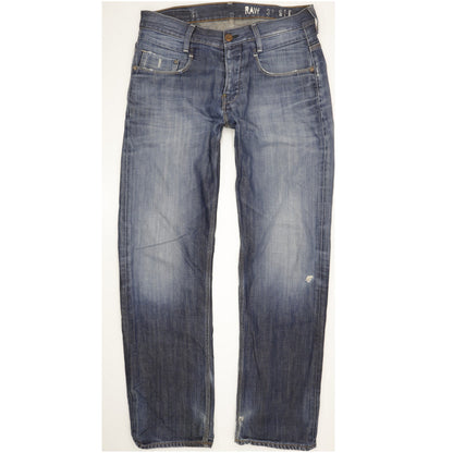 G-Star New Radar Men Blue Straight Regular Jeans W33 L32