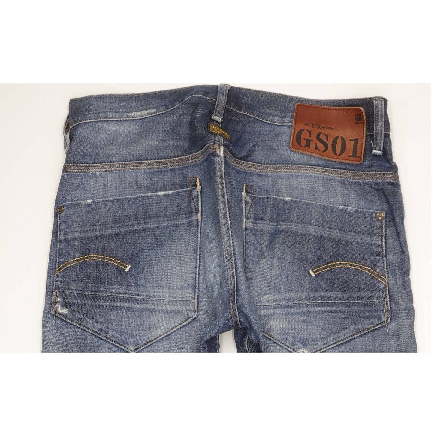G-Star New Radar Men Blue Straight Regular Jeans W33 L32