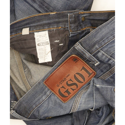G-Star New Radar Men Blue Straight Regular Jeans W33 L32