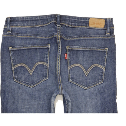 Levi's Women Blue Skinny Slim Stretch Jeans W30 L27
