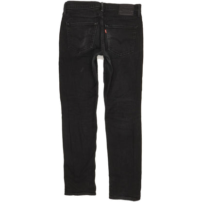 Levi's 511 Men Black Straight Slim Stretch Jeans W32 L32