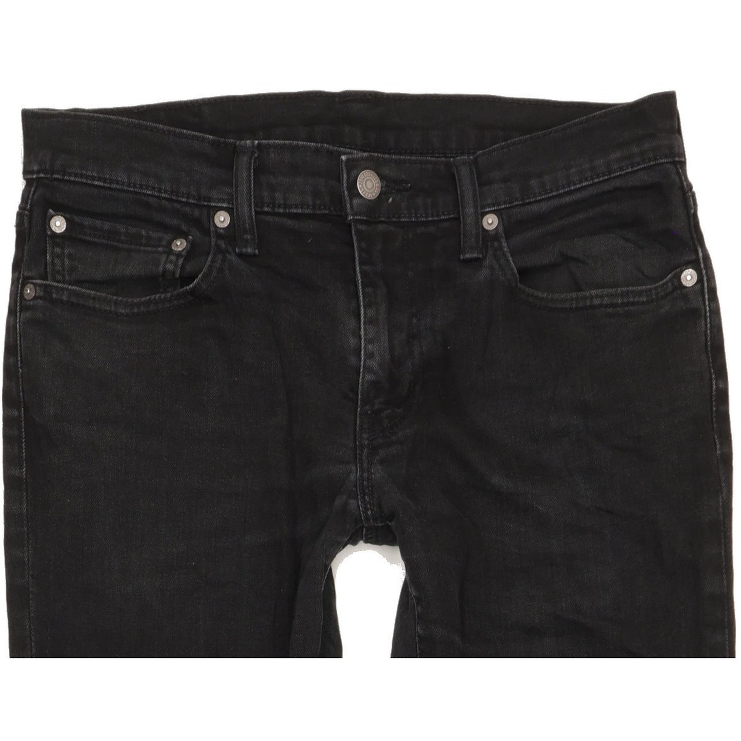 Levi's 511 Men Black Straight Slim Stretch Jeans W32 L32