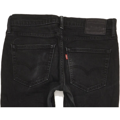 Levi's 511 Men Black Straight Slim Stretch Jeans W32 L32