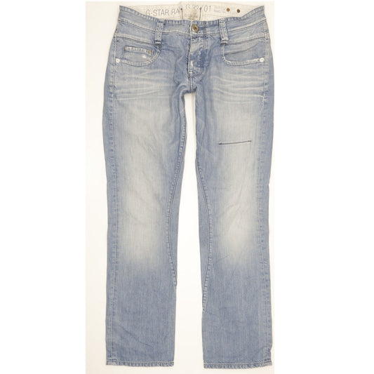 G-Star Men Blue Straight Regular Jeans W32 L32