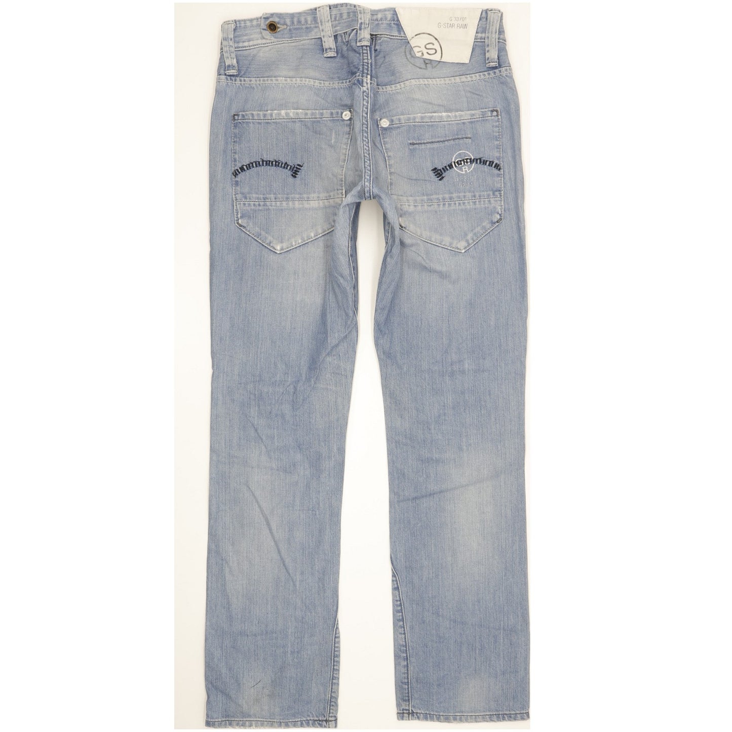 G-Star Men Blue Straight Regular Jeans W32 L32
