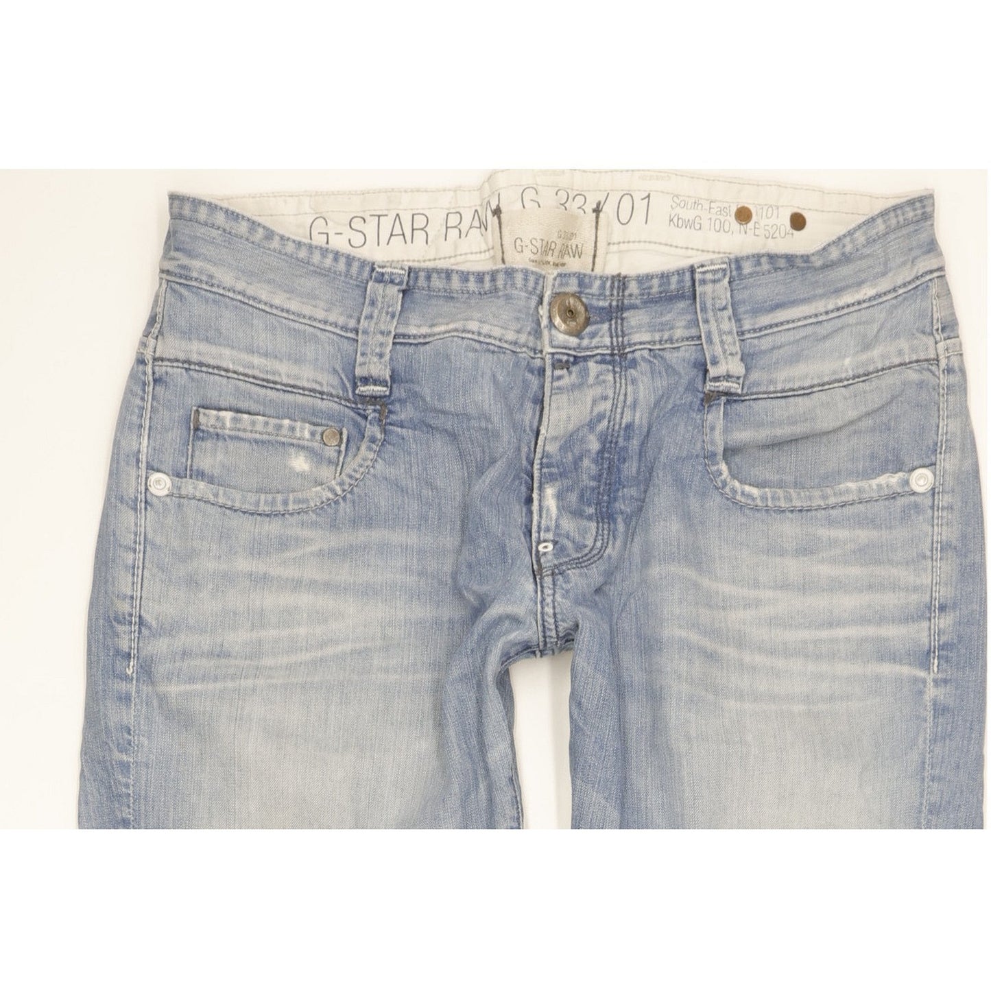 G-Star Men Blue Straight Regular Jeans W32 L32