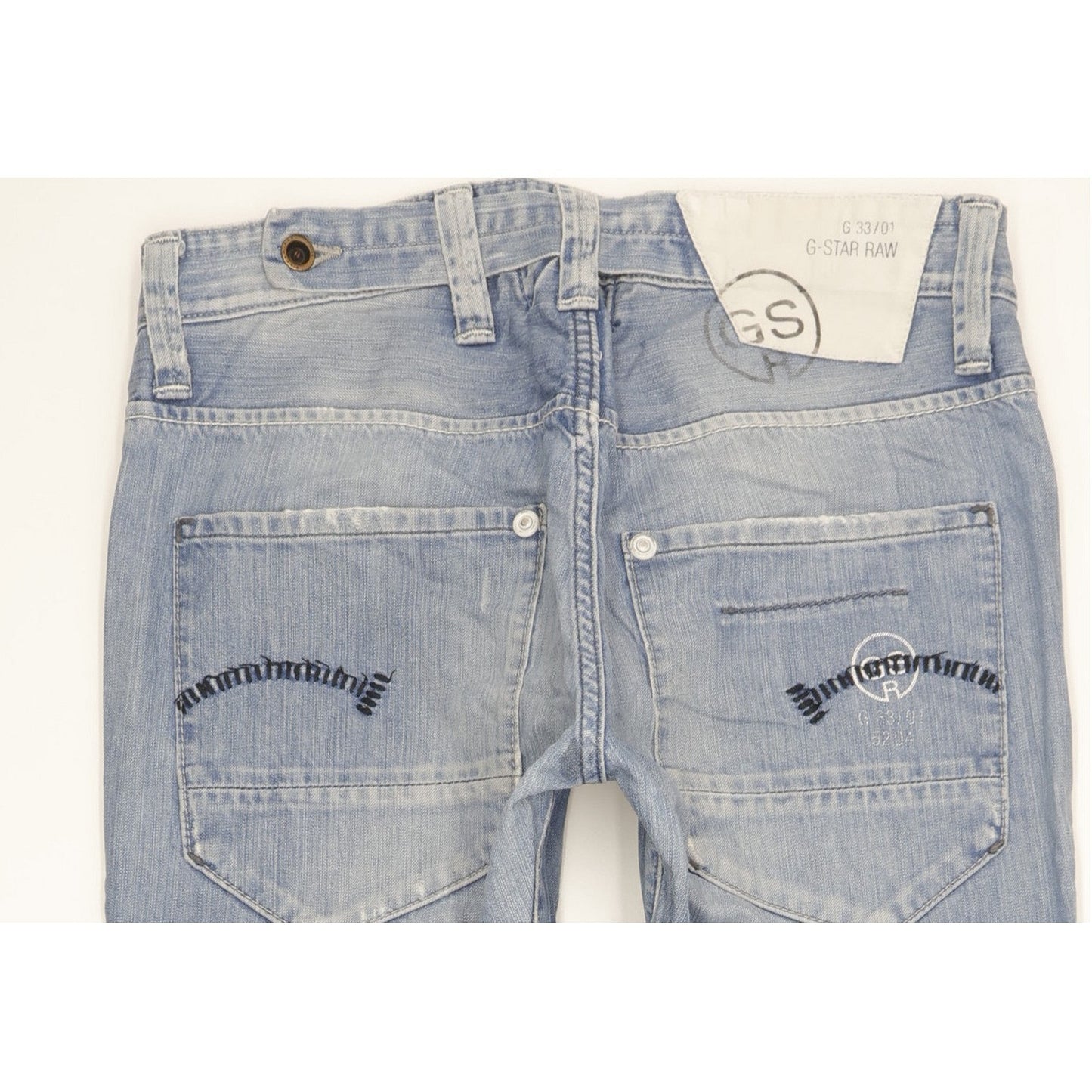 G-Star Men Blue Straight Regular Jeans W32 L32