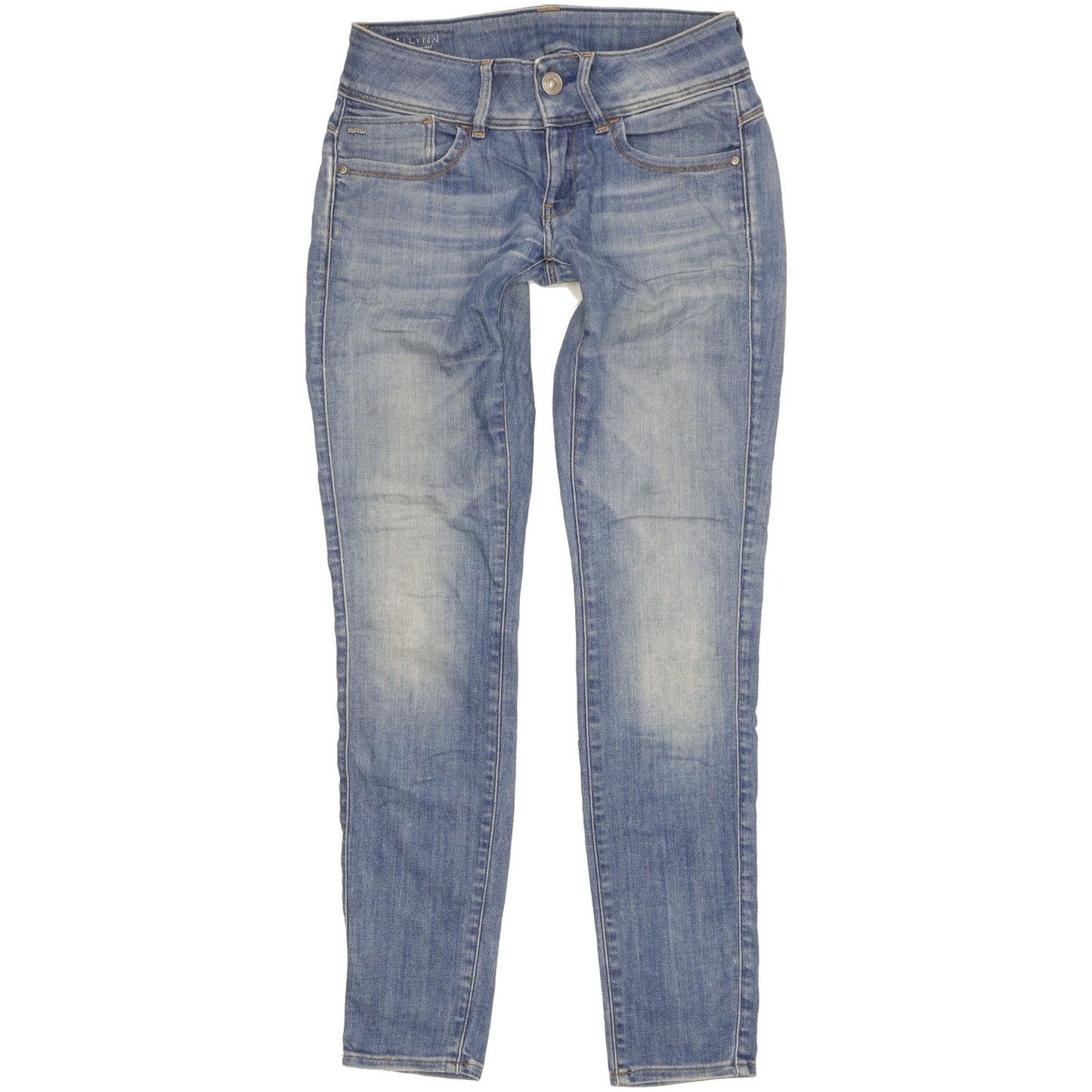 G-Star Lynn Women Blue Skinny Slim Stretch Jeans W26 L30