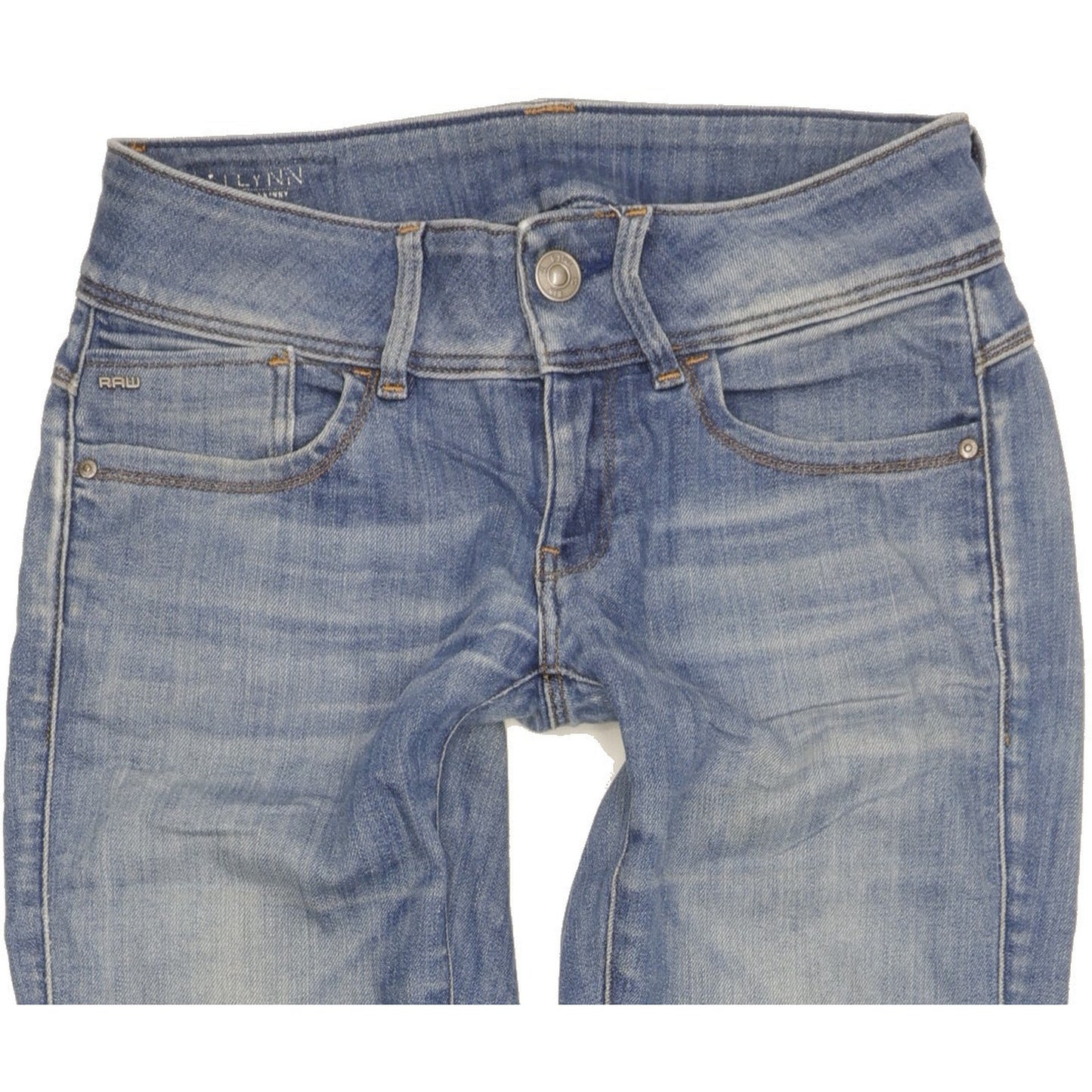 G-Star Lynn Women Blue Skinny Slim Stretch Jeans W26 L30