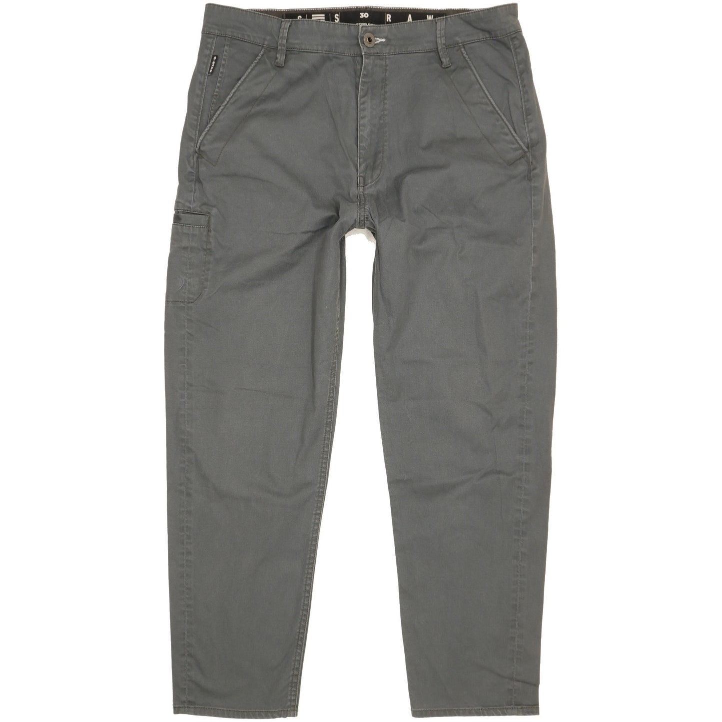 G-Star Boyfriend Men Green Tapered Loose Chino Stretch Jeans W30 L30