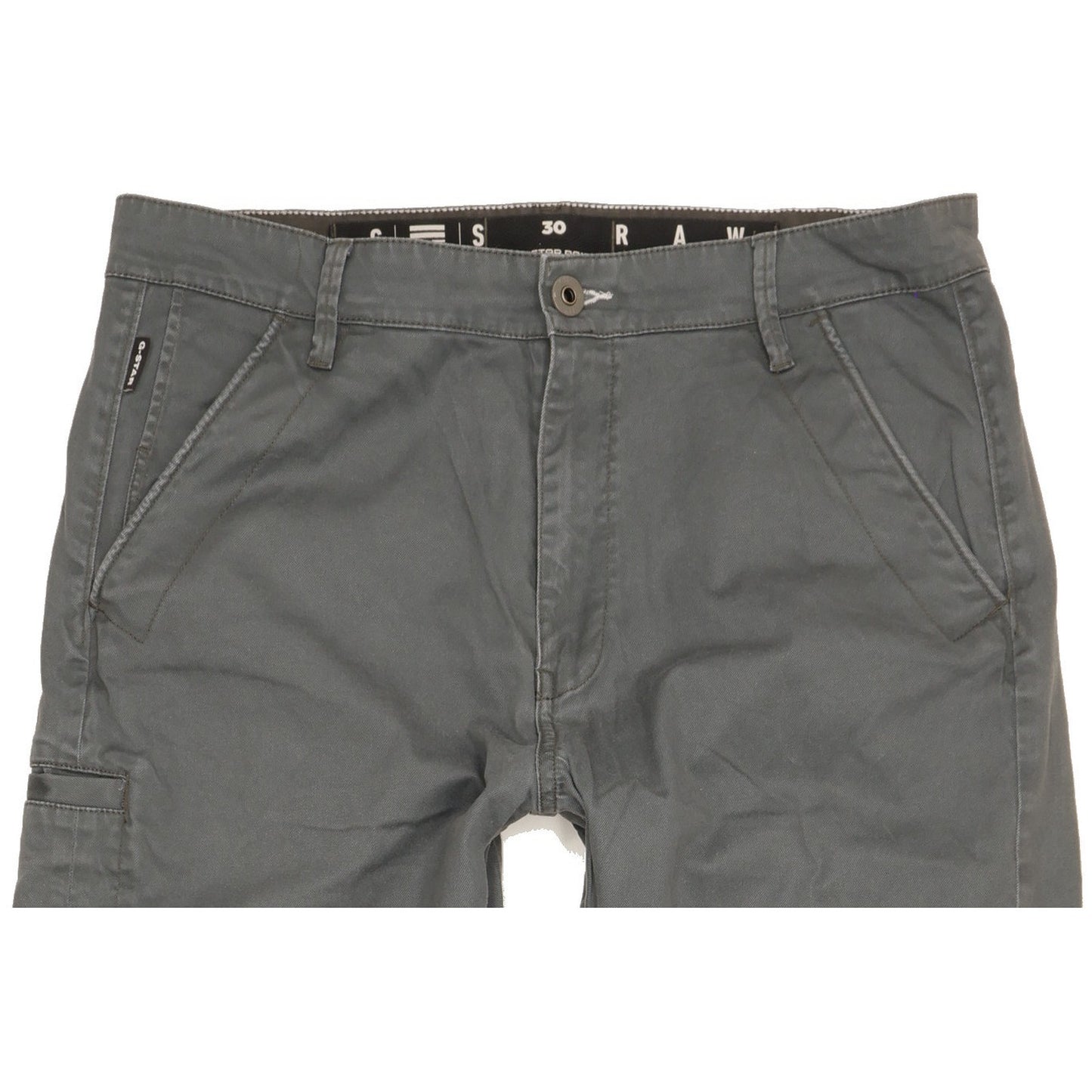 G-Star Boyfriend Men Green Tapered Loose Chino Stretch Jeans W30 L30