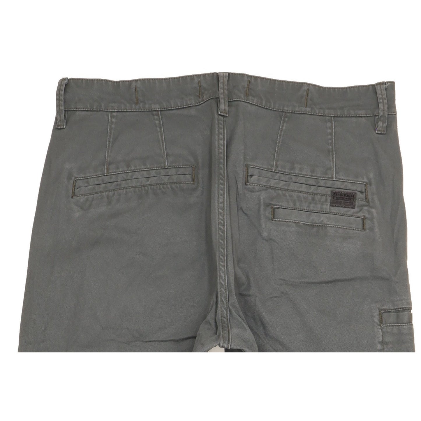 G-Star Boyfriend Men Green Tapered Loose Chino Stretch Jeans W30 L30