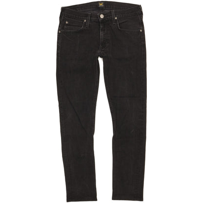 Lee Men Black Skinny Slim Stretch Jeans W30 L29