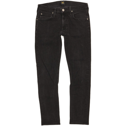 Lee Men Black Skinny Slim Stretch Jeans W30 L29