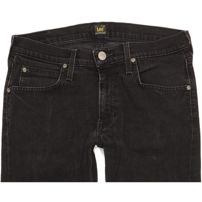 Lee Men Black Skinny Slim Stretch Jeans W30 L29