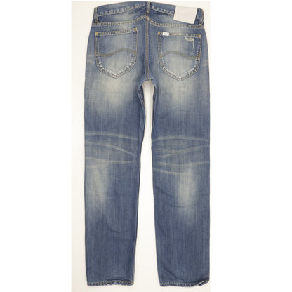 Lee Knox Men Blue Straight Regular Jeans W34 L32