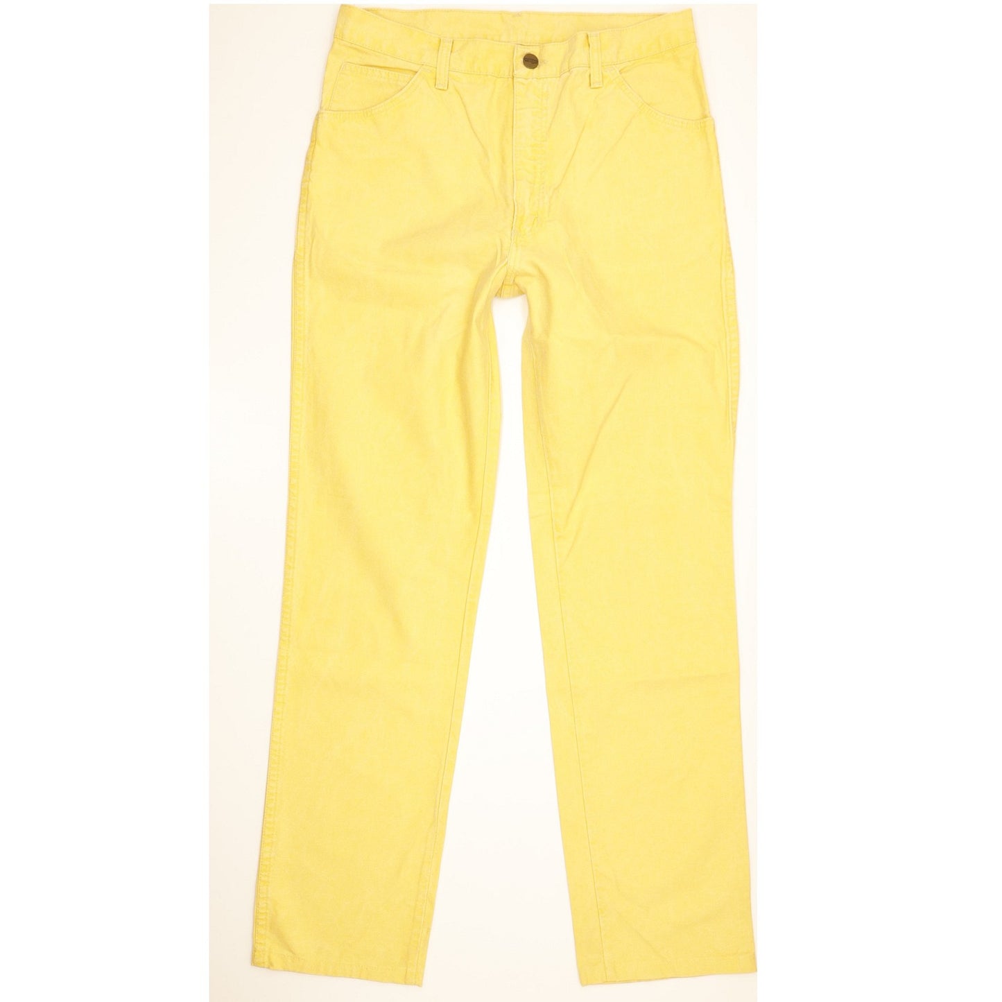 Wrangler Men Yellow Straight Slim Jeans W32 L30