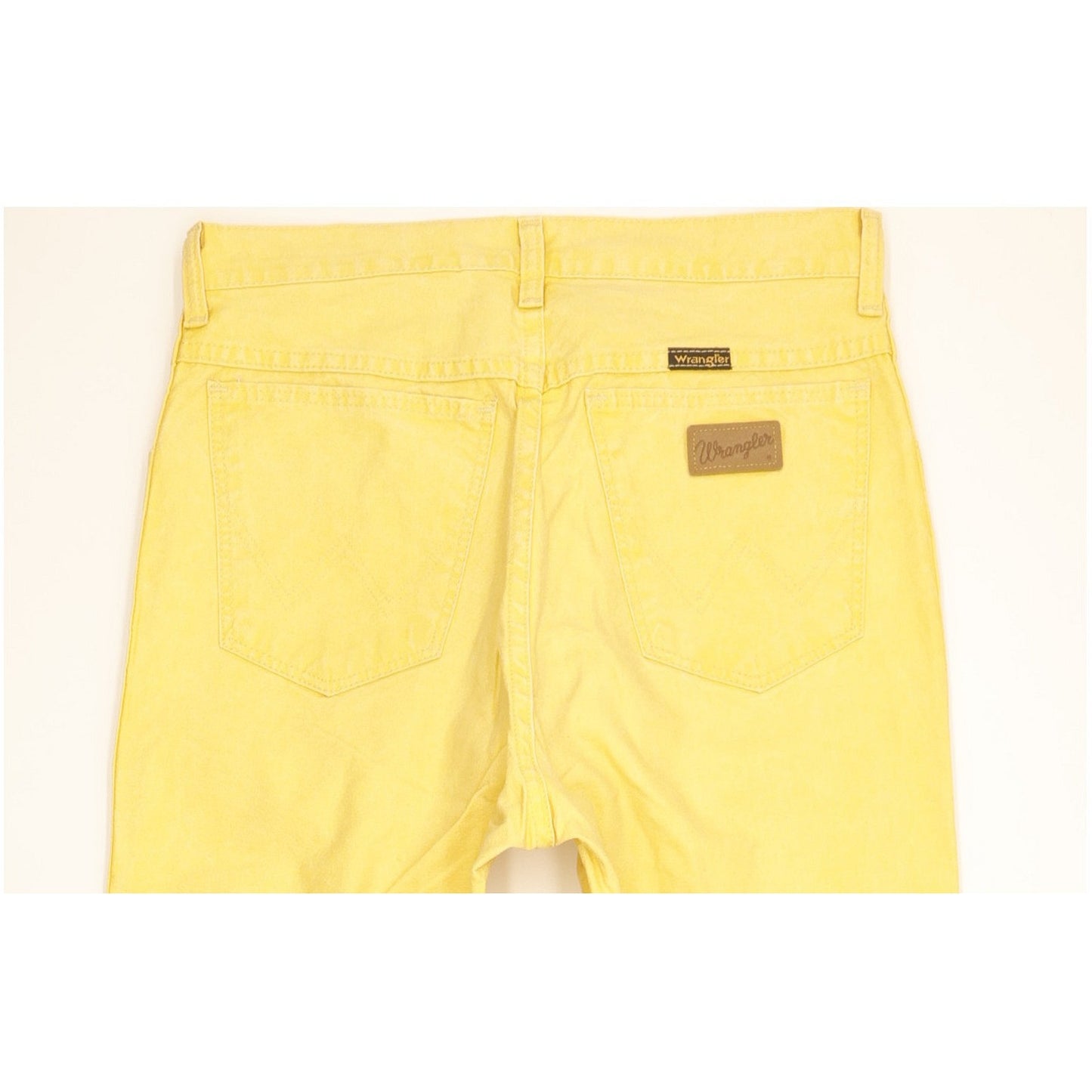 Wrangler Men Yellow Straight Slim Jeans W32 L30