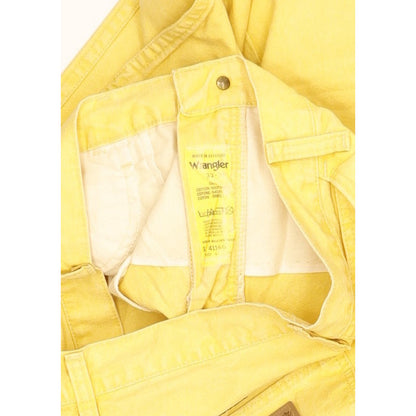 Wrangler Men Yellow Straight Slim Jeans W32 L30