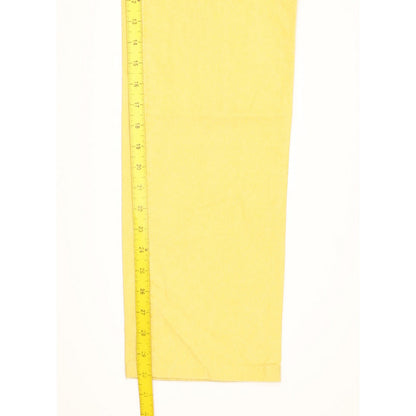Wrangler Men Yellow Straight Slim Jeans W32 L30