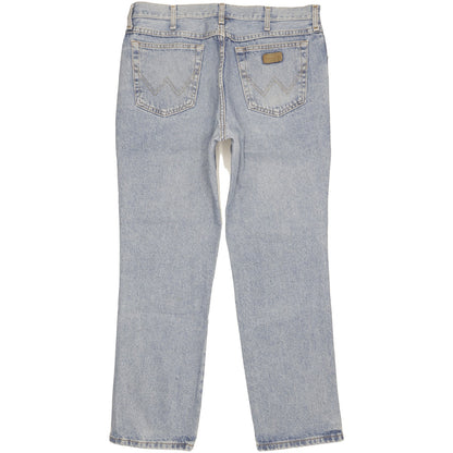 Wrangler Men Blue Straight Regular Jeans W34 L30