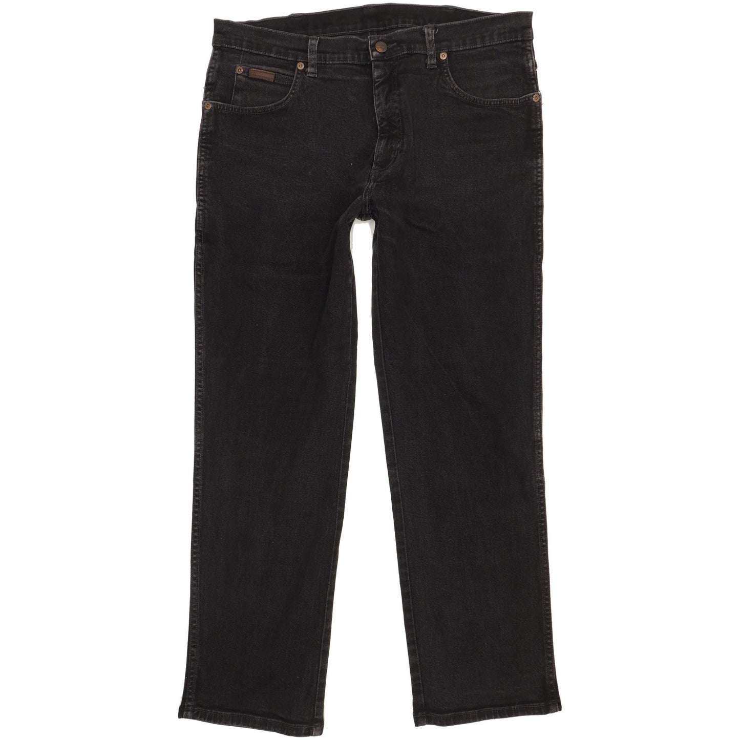 Wrangler Texas Men Black Straight Regular Jeans W36 L29