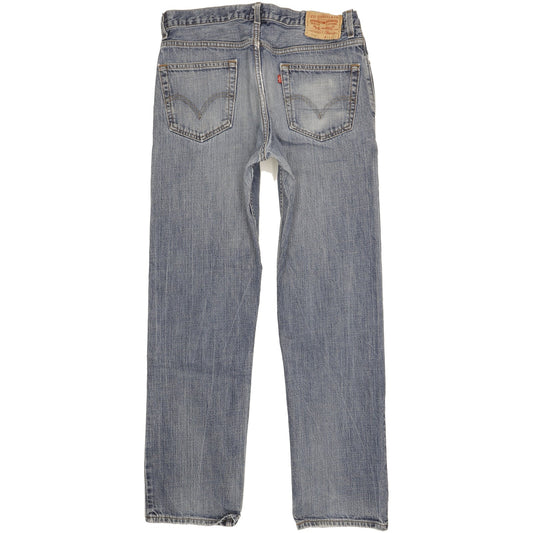 Levi's 505 Men Blue Straight Regular Jeans W34 L33