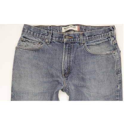 Levi's 505 Men Blue Straight Regular Jeans W34 L33