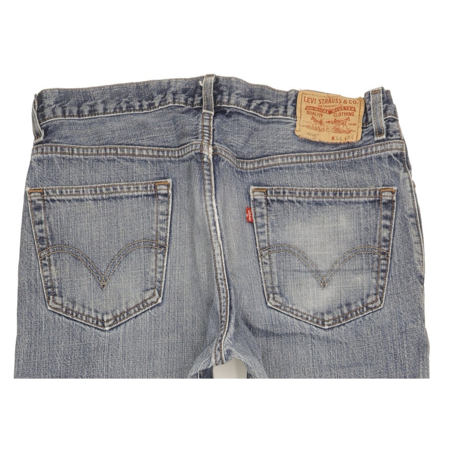 Levi's 505 Men Blue Straight Regular Jeans W34 L33