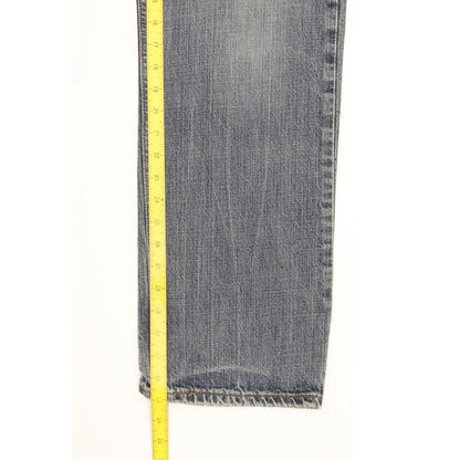 Levi's 505 Men Blue Straight Regular Jeans W34 L33