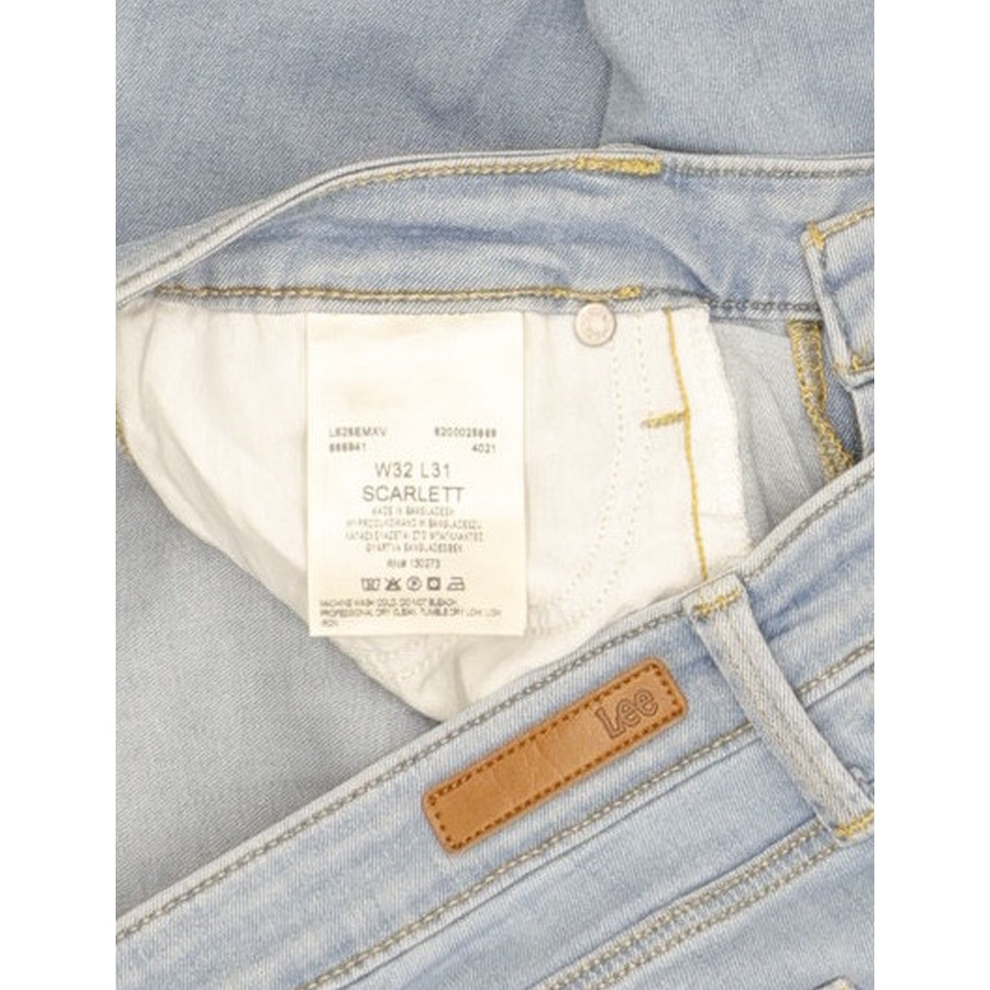 Lee Scarlett Women Blue Skinny Slim Stretch Jeans W32 L28