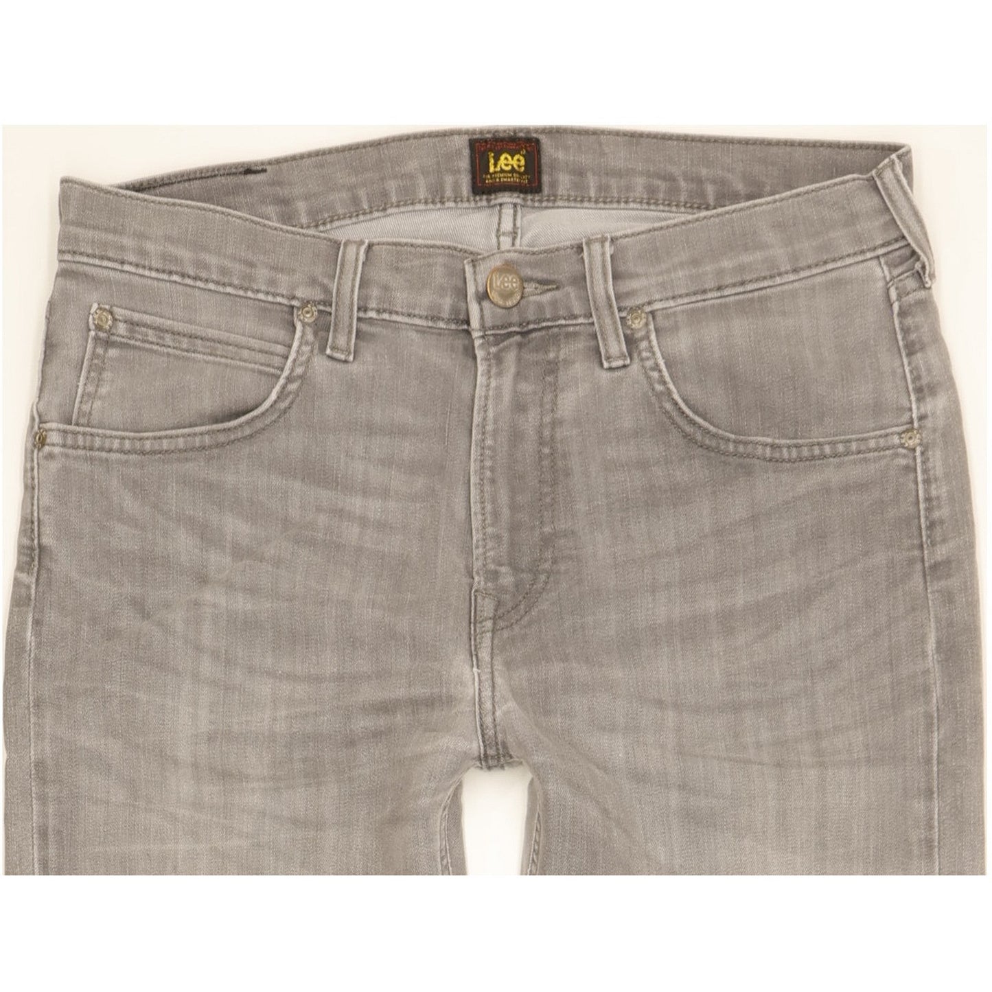 Lee Arvin Men Grey Skinny Slim Stretch Jeans W31 L31
