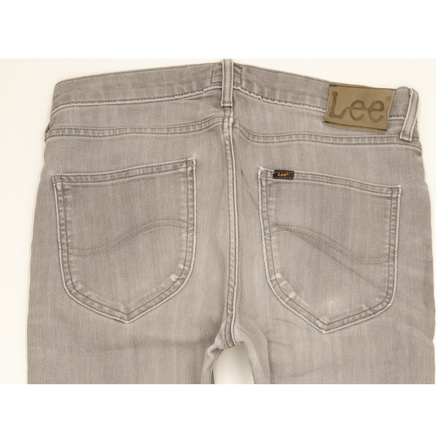 Lee Arvin Men Grey Skinny Slim Stretch Jeans W31 L31