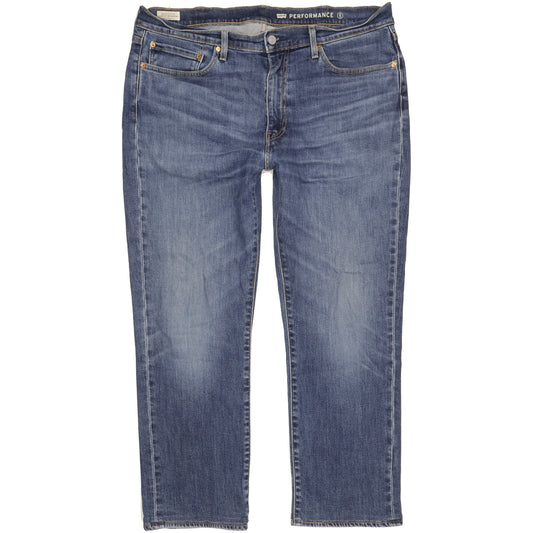 Levi's 514 Men Blue Straight Regular Stretch Jeans W38 L29