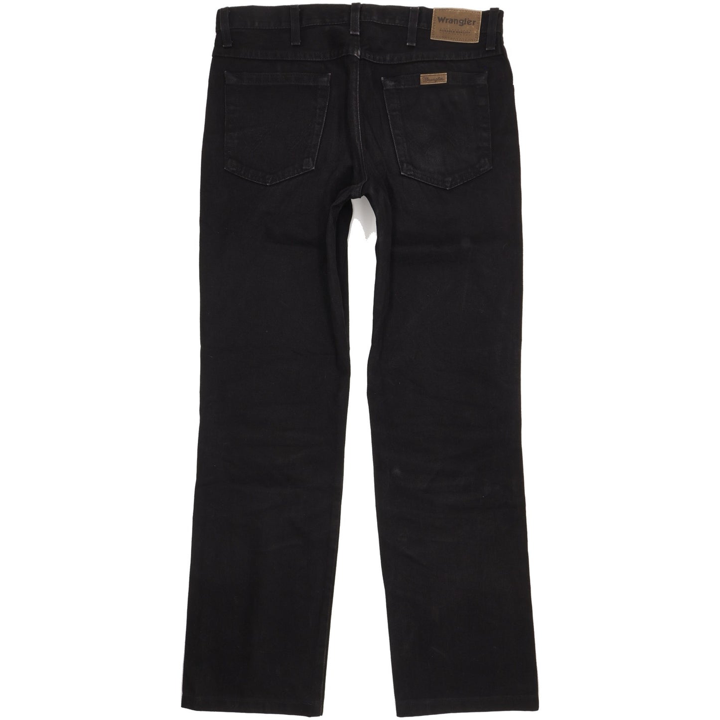 Wrangler Men Black Straight Regular Jeans W34 L33
