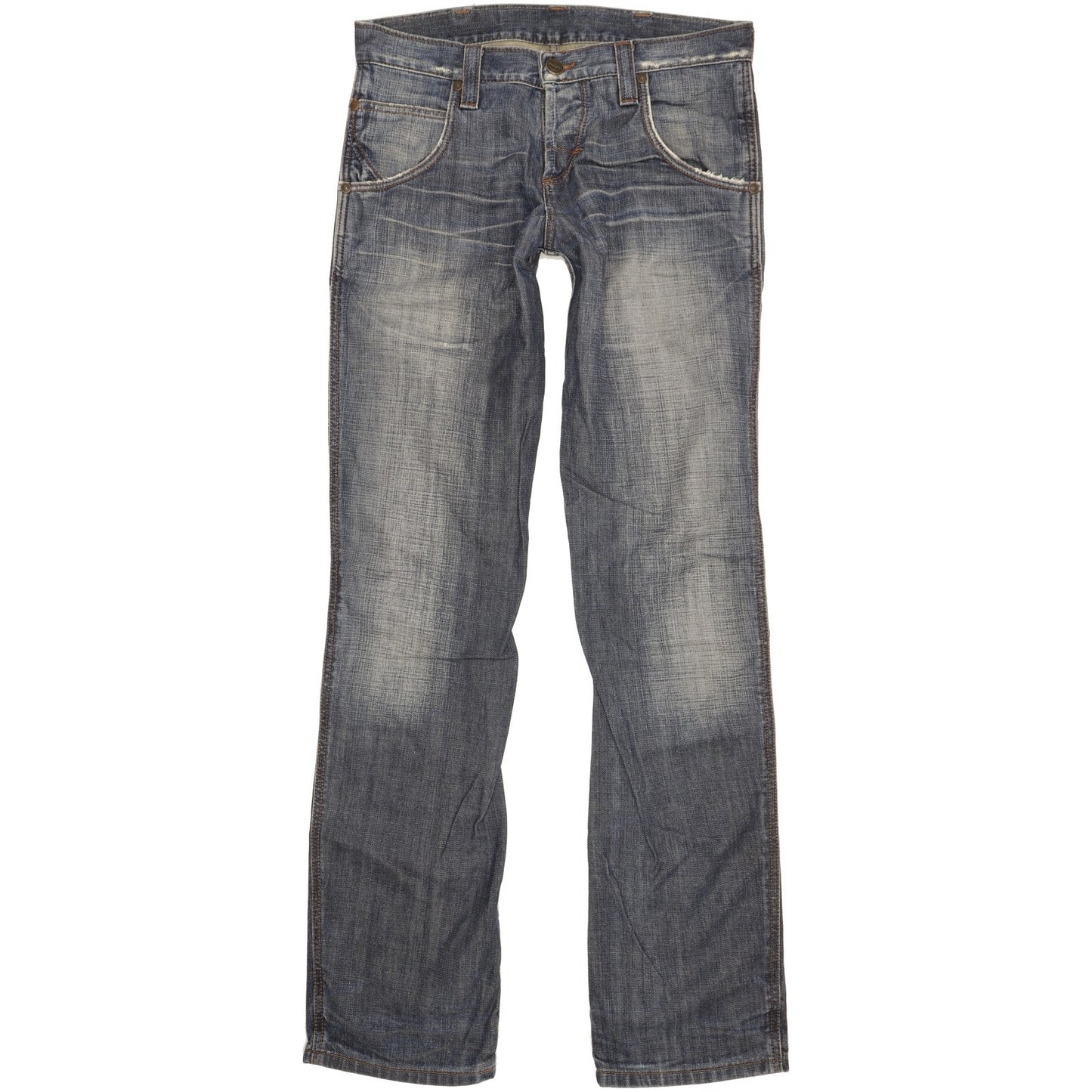 Wrangler Floyd Men Blue Straight Slim Jeans W30 L35