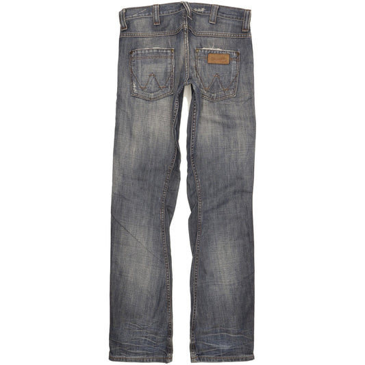 Wrangler Floyd Men Blue Straight Slim Jeans W30 L35