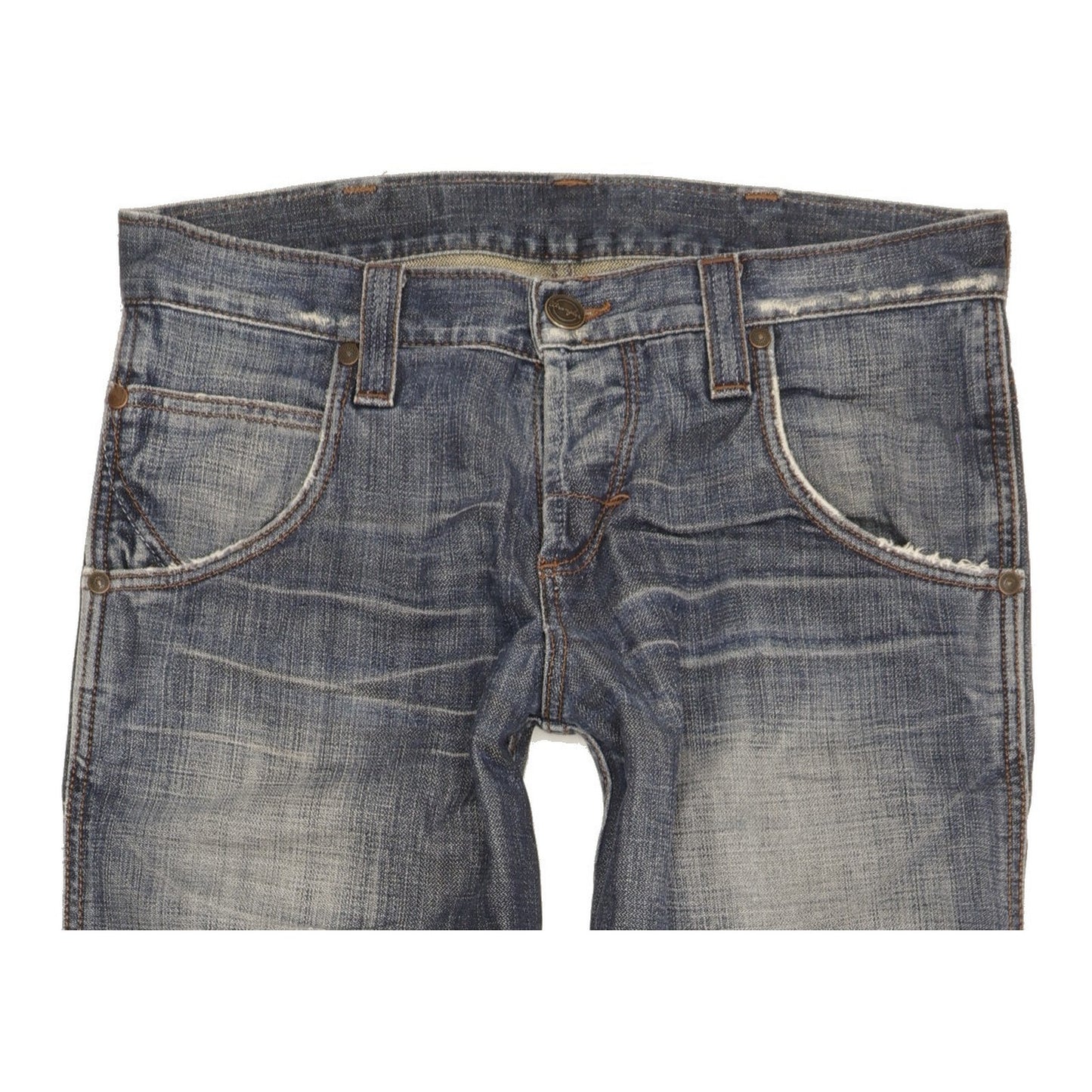 Wrangler Floyd Men Blue Straight Slim Jeans W30 L35