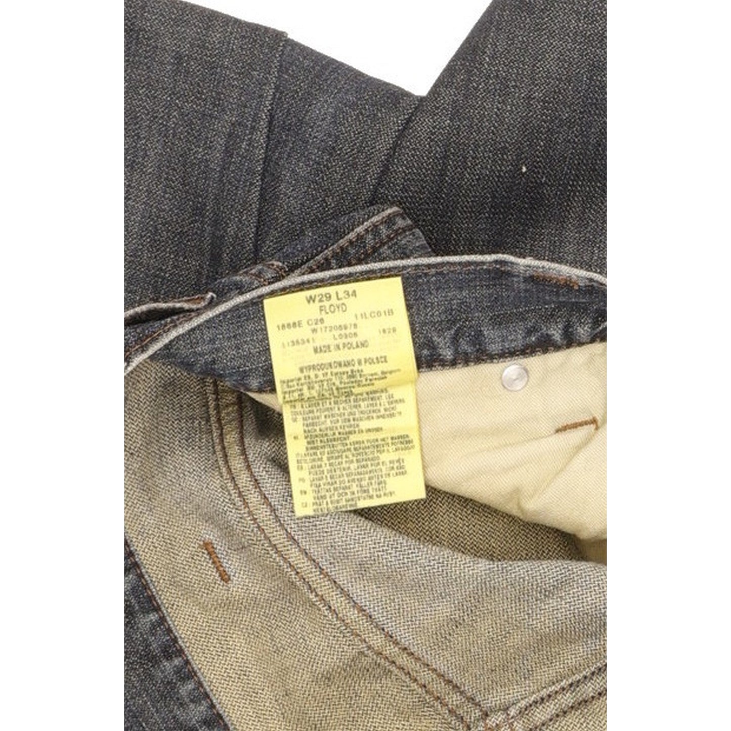 Wrangler Floyd Men Blue Straight Slim Jeans W30 L35